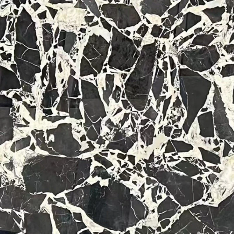 Bulgari-Inspired Jet-Black Marble Veins Bulgari-Inspired Jet-Black Marble Veins